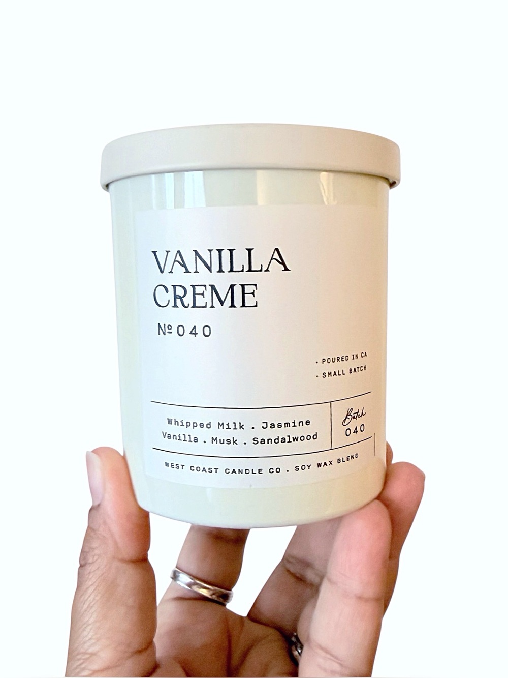 Leoben Company Vanilla Creme No.040 Scented Candle - Cream